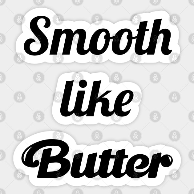 BTS smooth like butter Sticker by Oricca